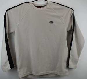 The-North-Face-Mens-Fleece-Crewneck-Sweatshirt-Beige-amp-Black-Size-Medium-M