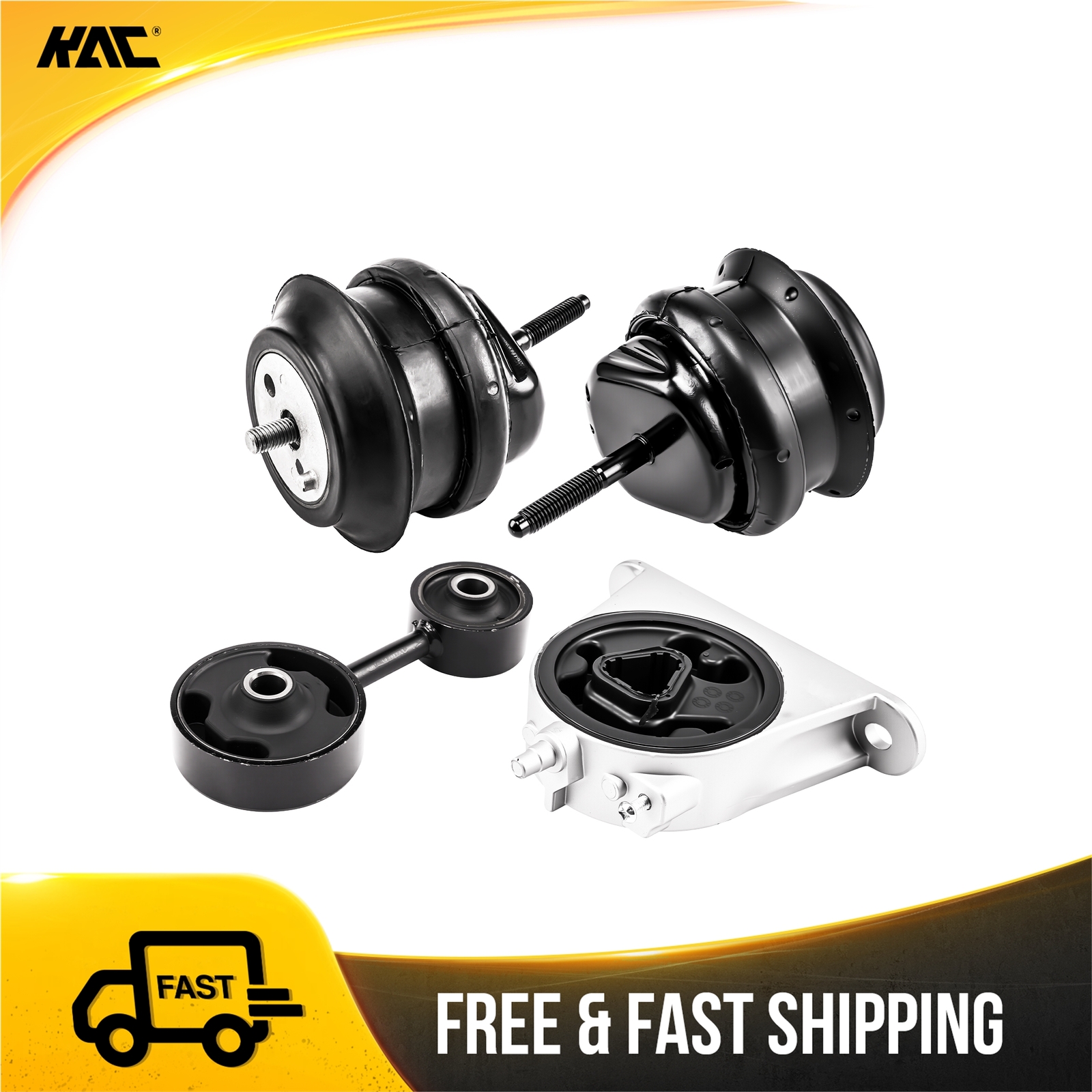 4Pcs Engine Motor & Trans Mount For Chrysler Pacifica 3.5L/ 3.8L 4WD 2004-2006