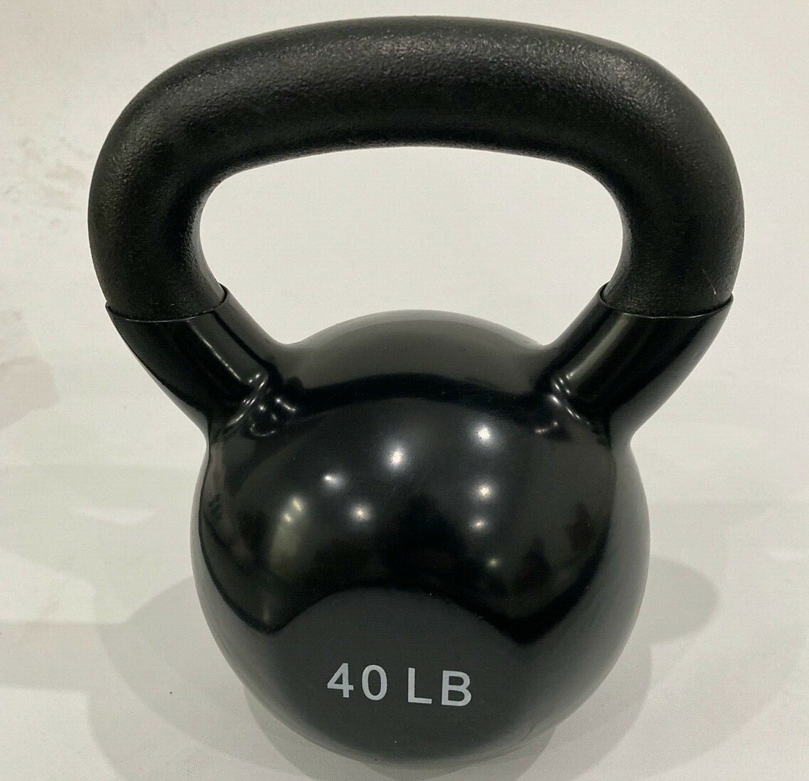 BRAND NEW 40LB VINYL DIPPED KETTLE BELL WEIGHT FOR COMMERCIAL GYM