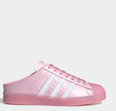 adidas superstar slip on pink
