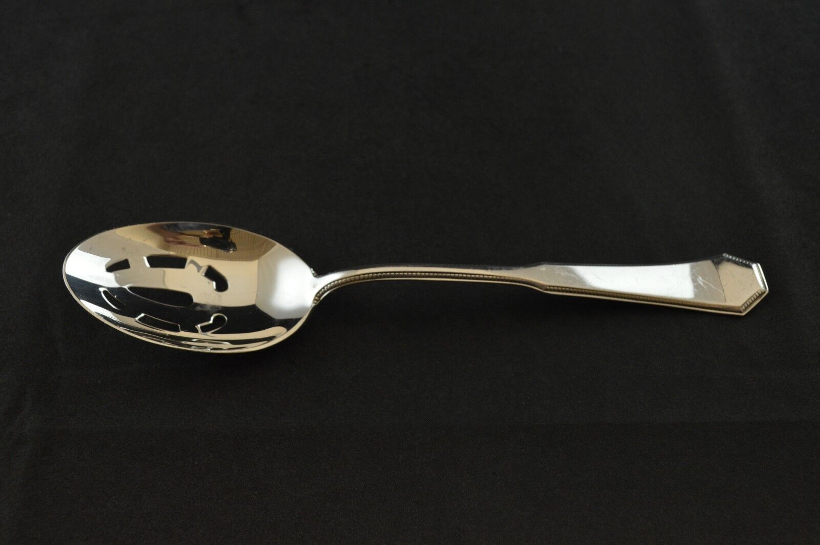 Reed & Barton American Federal Sterling Silver Pierced Serving Spoon - 8-5/8"