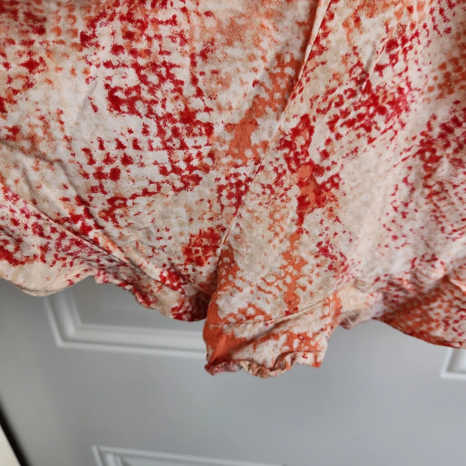 Mameluco de una pieza en crema para mujer talla mediana piel de serpiente resort vacaciones bohemio abierto Foto 3 de 4