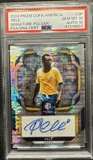 2024-25 PRIZM PELE COPA AMERICA PULSAR AUTO PSA 10/10 POP 1 🔥🔥🔥