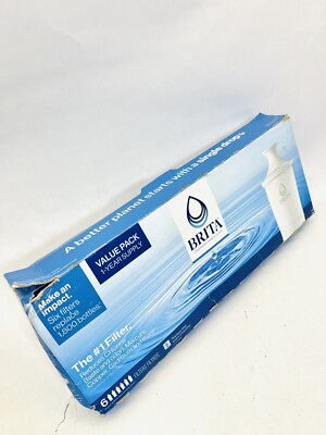 BRITA WHITE STANDARD REPLACEMENT WATER FILTERS 6 PK SEALED