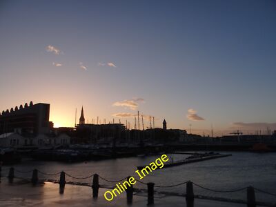 Foto 12x8 Nach dem Regen Dun Laoghaire Der Tag war nass, aber wie Abend sein c2014