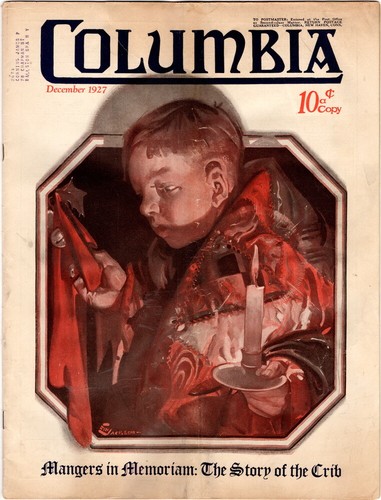 Columbia Magazine, Knights of Columbus, December 1927, Christmas Cover