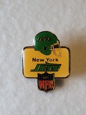 Vintage 1986 NFL New York Jets Logo Souvenir Peter David Rare Pin Retro VTG 80s