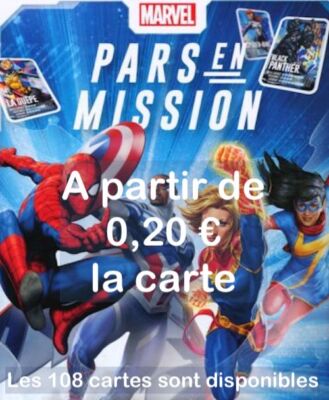 0,20 Die Marvel Leclerc Karte 2022 zur Auswahl komplett Dein Album Pars en Mission