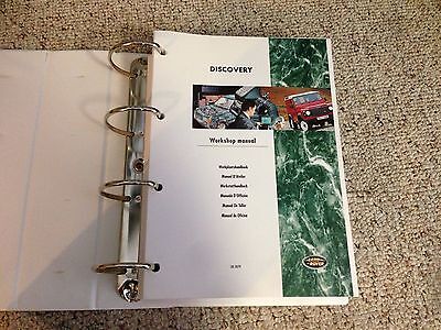 1995-1998 Land Rover Discovery Service Repair Manual 3.9 4.0 V8 TDI