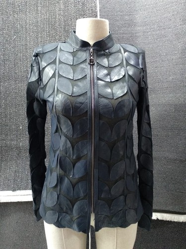 Womens Leather Jacket Womens Leather Womens Jacket Leather Womens All Colors - Picture 57 of 106