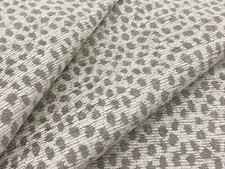 Kravet Grey Chenille Animal Skin Dots Performance Uphol Fabric 1.50 yds 34971-11
