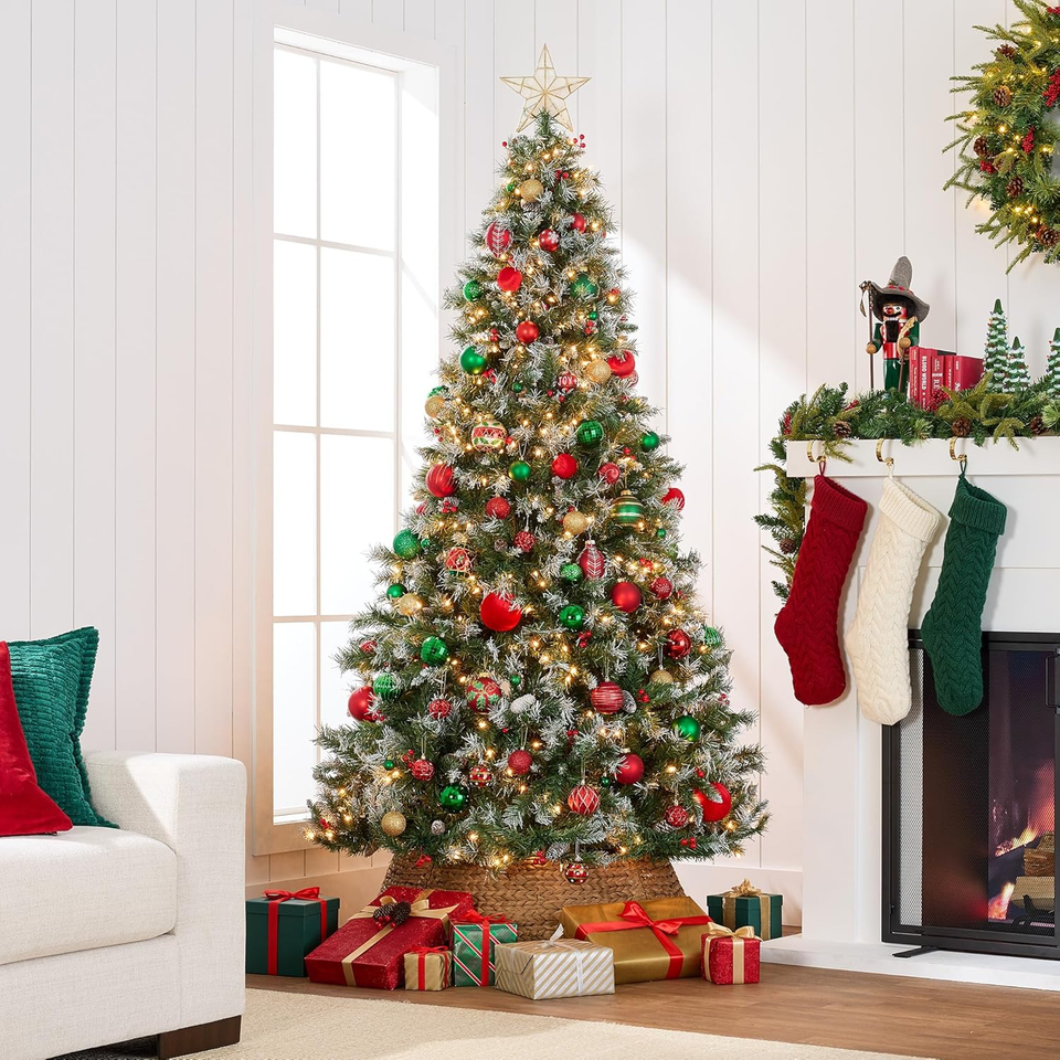 Best Choice Products Christmas Tree PreLit, PreDecorated Artificial