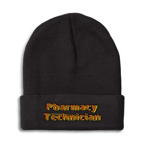 Beanies for Men Pharmacy Technician Winter Hats for Women Acrylic Skull Cap