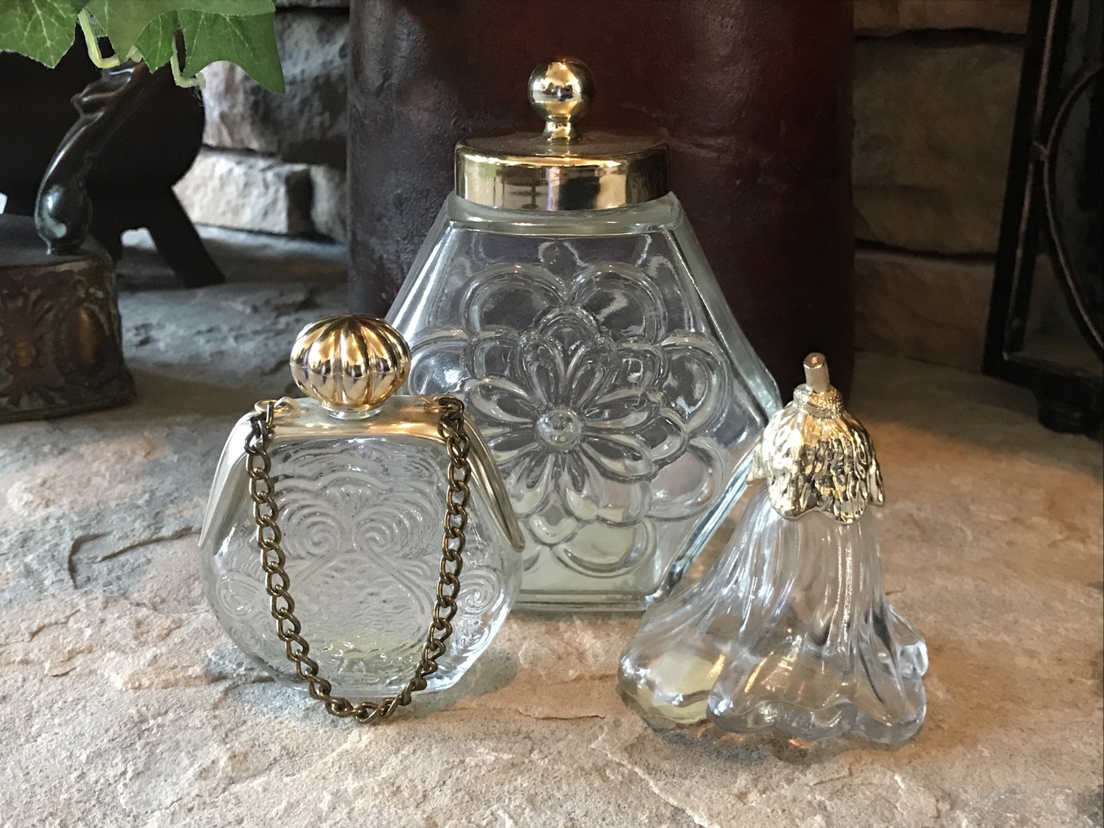 Vintage Perfume Bottles Charisma Purse Petite Country Store Jar Glass Avon Set eBay
