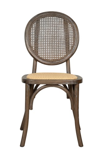 Sedia Thonet in legno massello e seduta in rattan larghezza profondità altezza - Imagen 7 de 8