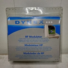 Dynex WS-007 RF Modulator AV S-Video Audio Video Signal Converter New Sealed