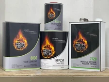 Toyota 040 Super White Basecoat paint, Gal Reducer & Gal Clear Kit