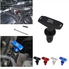 BLACK Car Oil Dipstick Pull Handle Engine Oil Pullhandle Aluminum Billet UK