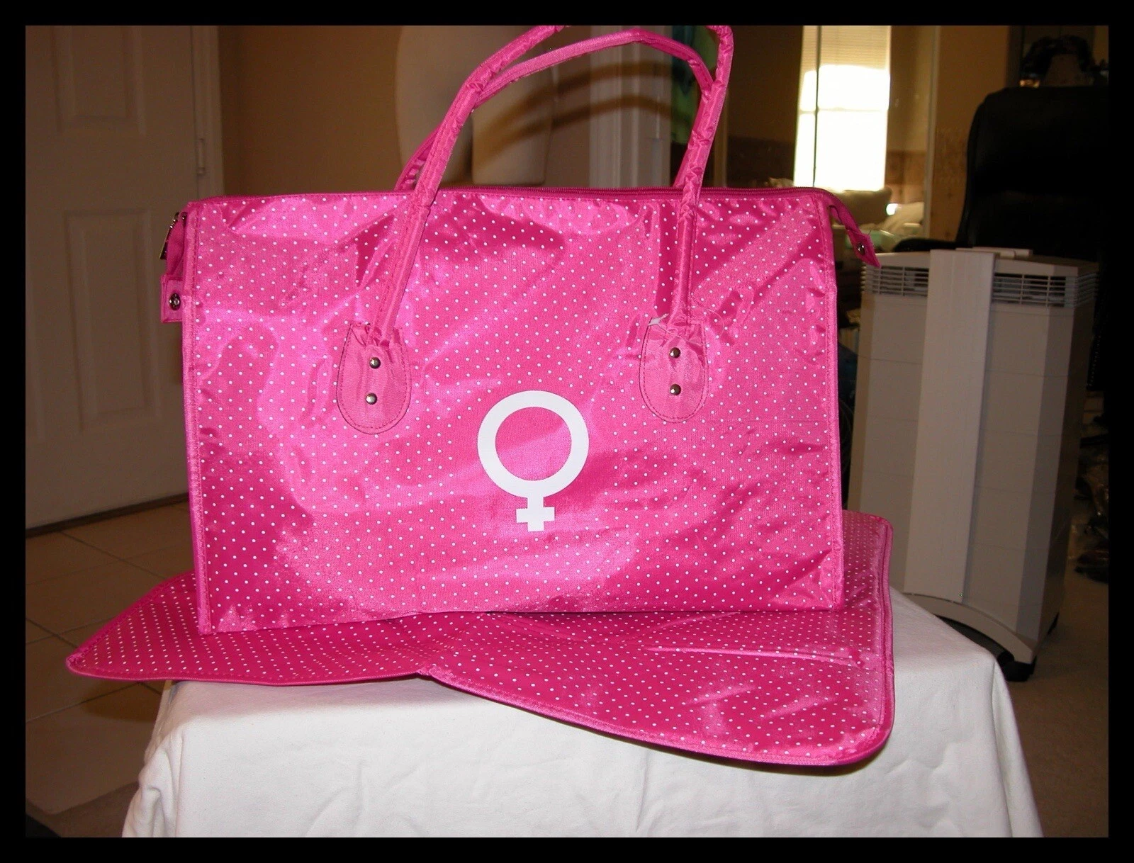 Murval Baby Tote Shoulder Girl -Changing Mat - Fred Segal Pink Nwt 89- Gift