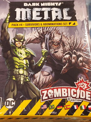 Dark Nights Metal Pack #4 Batman - Zombicide: 2nd Edition CMON Board Game New!