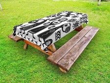 African Tribal Outdoor Picnic Tablecloth in 3...