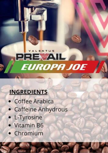 Prevail Europa Joe Englisch Gewichtsverlust köstlicher Kaffee 12 Beutel 2 Wochen Testversion - Bild 1 von 8