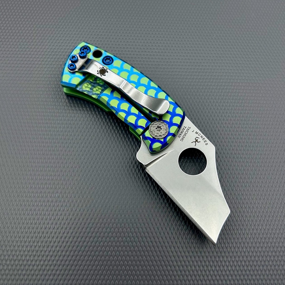 Spyderco McBee C236TIP McNees Titanium Handle CTS XHP Steel Blade