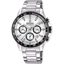 Festina F20560/1 Men's Chronograph Stainless Steel Bracelet Watch