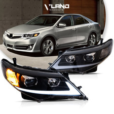 2x LED HEADLIGHTS FOR 2012 2013 2014 TOYOTA CAMRY PROJECTOR LED DRL ASSEMBLY SET