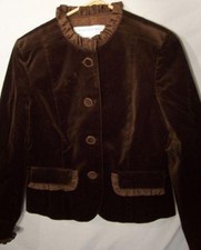 New Doncaster Sport Sz 10 Black Velvet Jacket Rtl $299 Kv1