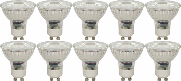 10Er Set Led-Strahler Mcshine Mcob GU10, 3W, 250-image