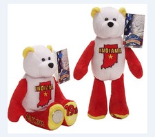 COIN BEAR 19 INDIANA By Ltd Treasurers State Quarter Collectible Plush Bear -A1