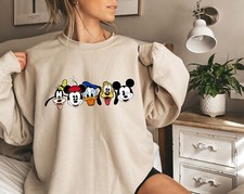 Mickey and Friends Sweatshirt, Family Trip 2025 Hoodie, Family Matching Crewneck