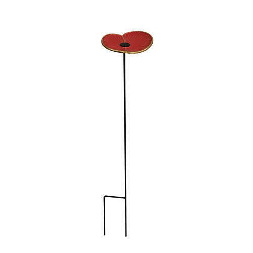 Gardman A01424 Cast Iron Poppy Wild Bird Seed Feeder Dish Royal British