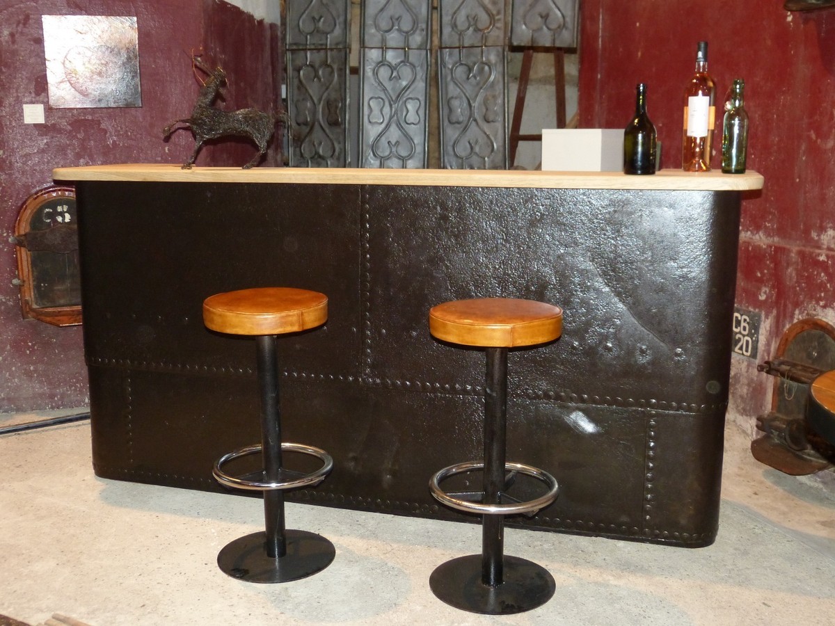 YRRA Lavabo Industriel Iron Art Meuble Salle de Bain de Style Loft, Retro Vasque et Meuble
