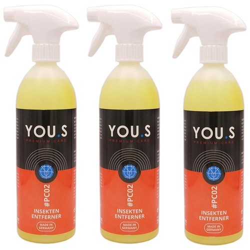 YOU.S Premium Care Insektenentferner Insektenlöser Sprühflasche - 3x 750 ml - 第 1/3 張圖片