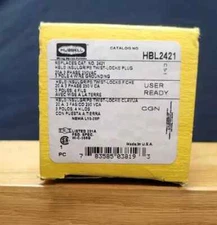 HUBBELL 3 POLE INSULGRIP TWIST-LOCK PLUG 20A HBL2421