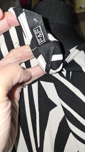Vintage Retro 80s monochrome Geometric Stretch Power Dress Cocktail Rare Unique - Picture 5 of 5