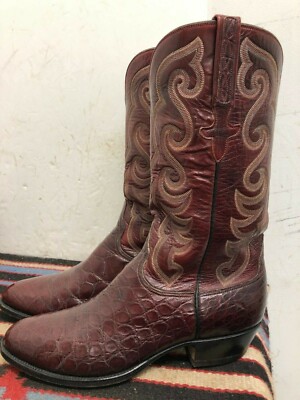 lucchese alligator belly boots