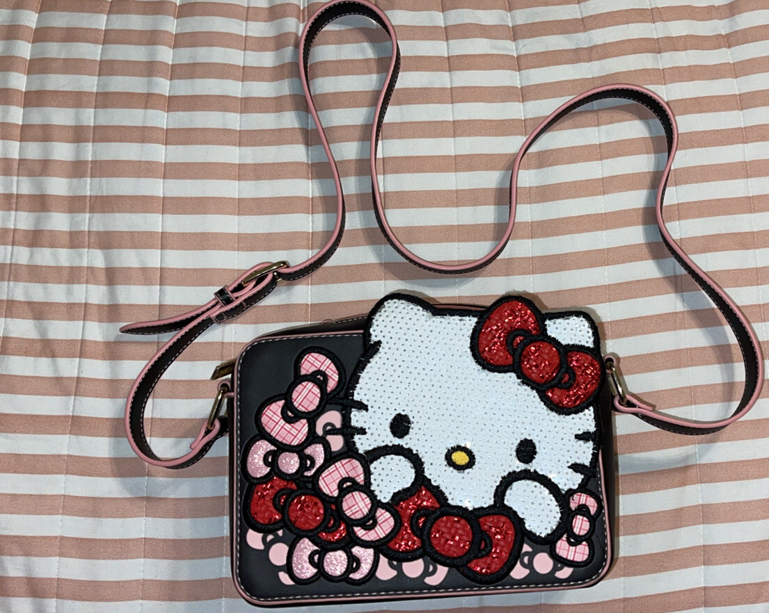Danielle Nicole Hello Kitty Bow Crossbody Purse eBay