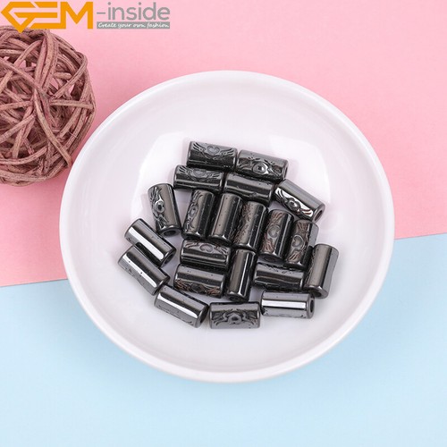 Cuentas de hematita negras naturales fabricación de joyas poder energía chakra 15" moneda cruz - Imagen 94 de 360