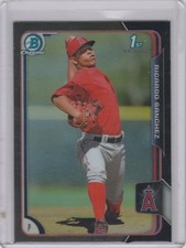 2015 Bowman Chrome Prospects Black Asia Refractors Card #BCP147 Ricardo Sanchez