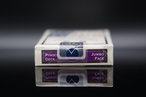 Bicycle Test Deck Pinochle Jumbo Face Blue & Red Set Ohio | Playing Cards - Foto 5 di 14