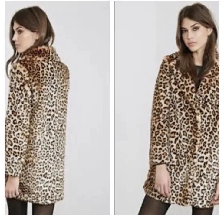 Leopard print coat forever 21 hotsell