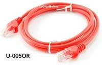 Intellinet 5ft Cat5e Utp Ethernet Rj45 Patch Cable Or Intellinet 5ft Cat5e Utp Ethernet Rj45 Patch Cable Or