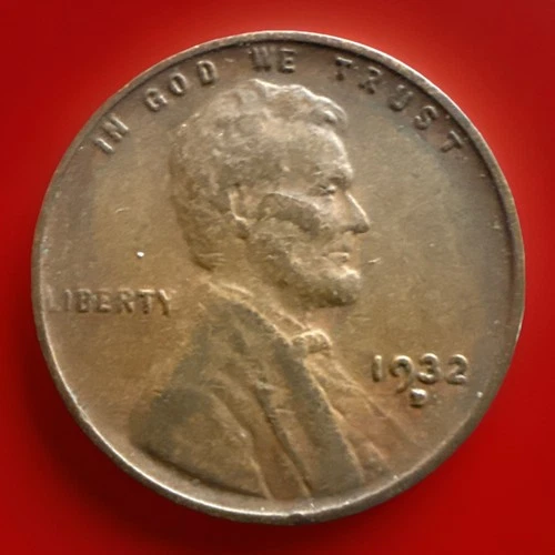 1932-D XF Lincoln Wheat Cent “Sold As Pictured” FAST SHIPPING 841