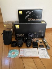 Nikon D3100 Digital SLR Camera Double Zoom Kit with two lenses 18-55 55-300,