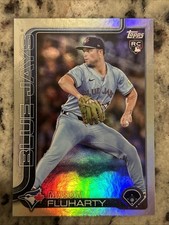 2025 Topps Update Rainbow Foil Silver Mason Fluharty #US138 Rookie Blue Jays