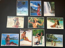 Vintage Postcards Polynesian Beauty on the Be...