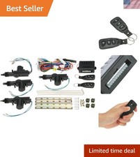 Complete Keyless Entry Car Kit with Remote Trunk Release  4 Door Lock Actuators
